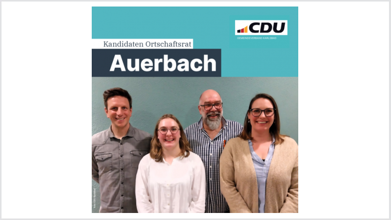 ORTSCHAFTSRAT: von links: Steffen Langendörfer, Esther Beutelspacher, Markus Beutelspacher, Juliane Struck